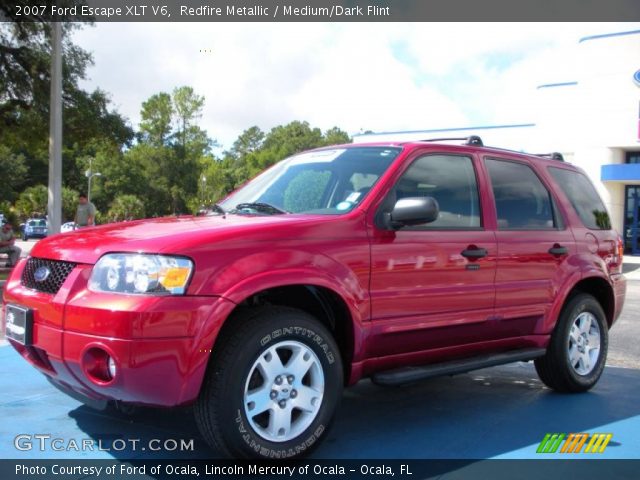 2007 Ford Escape XLT V6 in Redfire Metallic