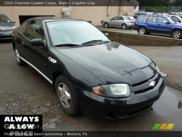 2003 Chevrolet Cavalier Coupe in Black