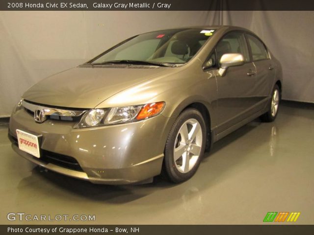 2008 Honda Civic EX Sedan in Galaxy Gray Metallic