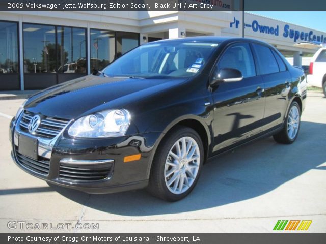 2009 Volkswagen Jetta Wolfsburg Edition Sedan in Black Uni
