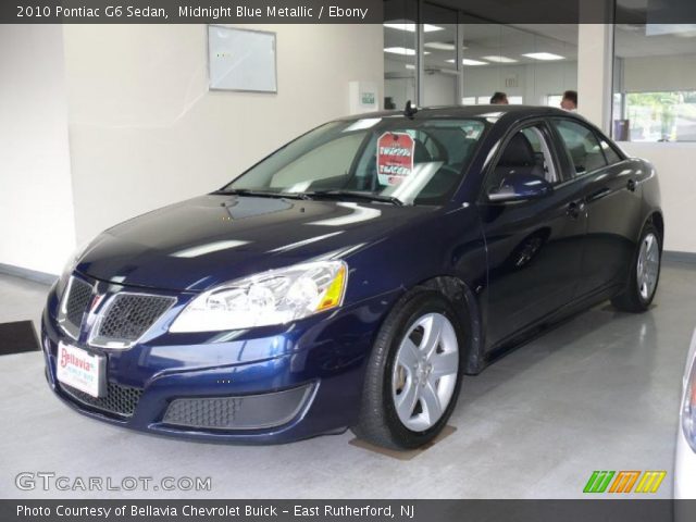 2010 Pontiac G6 Sedan in Midnight Blue Metallic