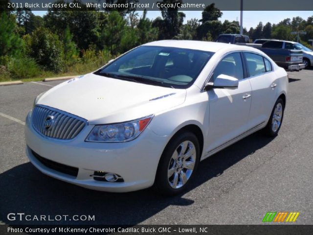 2011 Buick LaCrosse CXL in White Diamond Tricoat