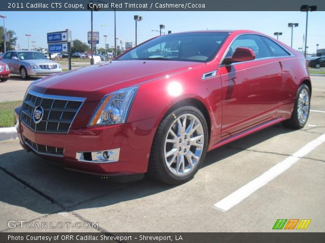 2011 Cadillac CTS Coupe in Crystal Red Tintcoat