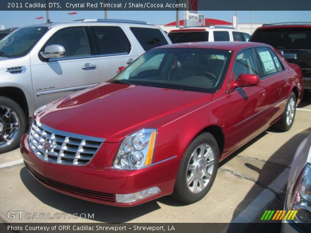 2011 Cadillac DTS  in Crystal Red Tintcoat