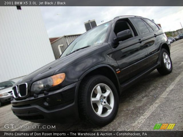 2001 BMW X5 3.0i in Jet Black