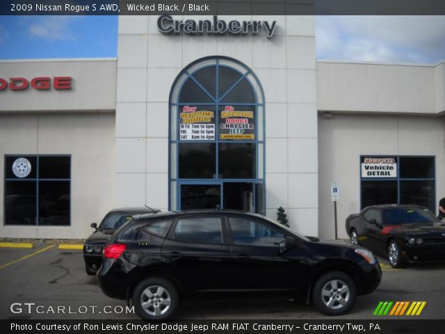 2009 Nissan Rogue S AWD in Wicked Black