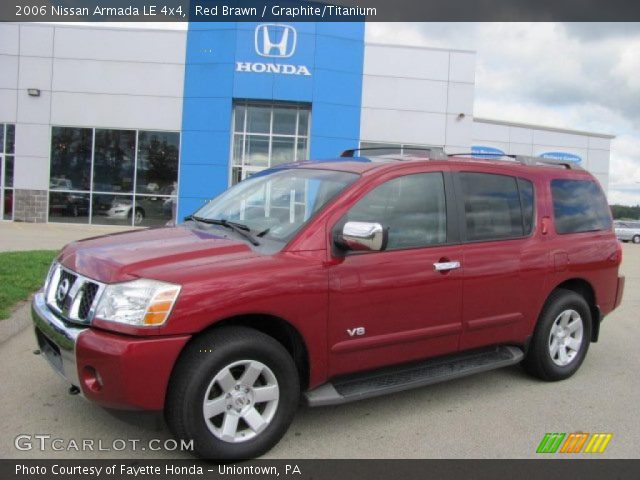 2006 Nissan Armada LE 4x4 in Red Brawn