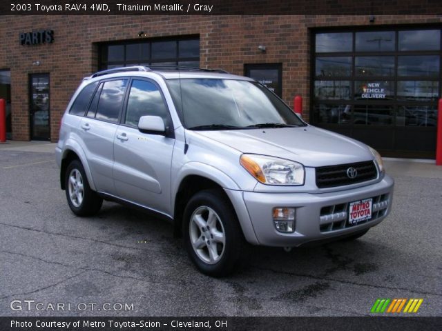 2003 Toyota RAV4 4WD in Titanium Metallic