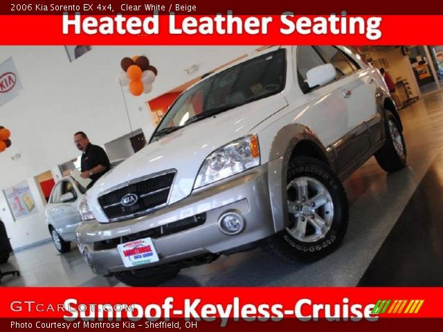 2006 Kia Sorento EX 4x4 in Clear White