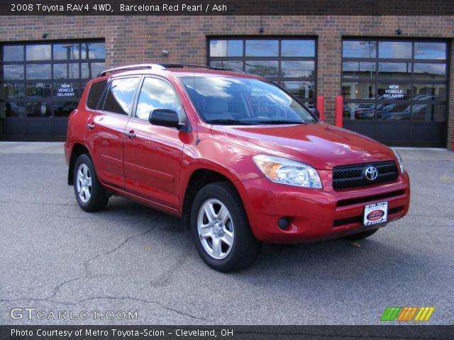 2008 Toyota RAV4 4WD in Barcelona Red Pearl