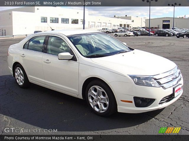 2010 Ford Fusion SE in White Suede