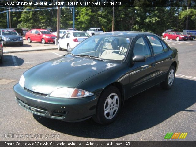 2002 Chevrolet Cavalier LS Sedan in Forest Green Metallic