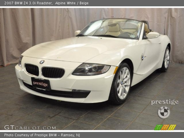 2007 BMW Z4 3.0i Roadster in Alpine White