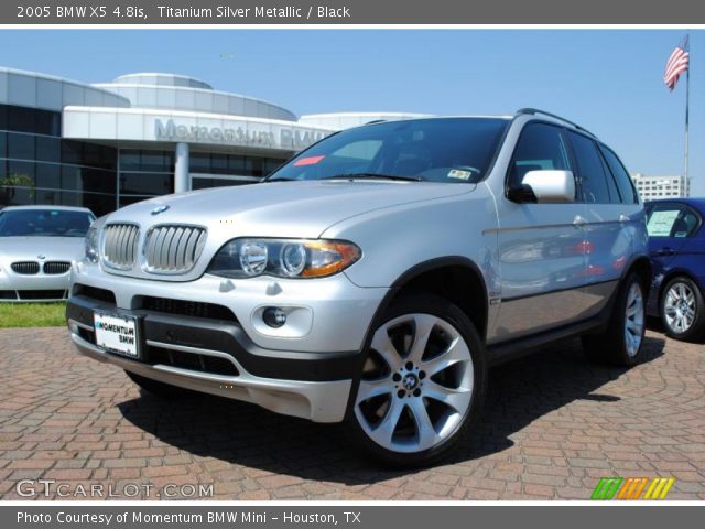 2005 BMW X5 4.8is in Titanium Silver Metallic