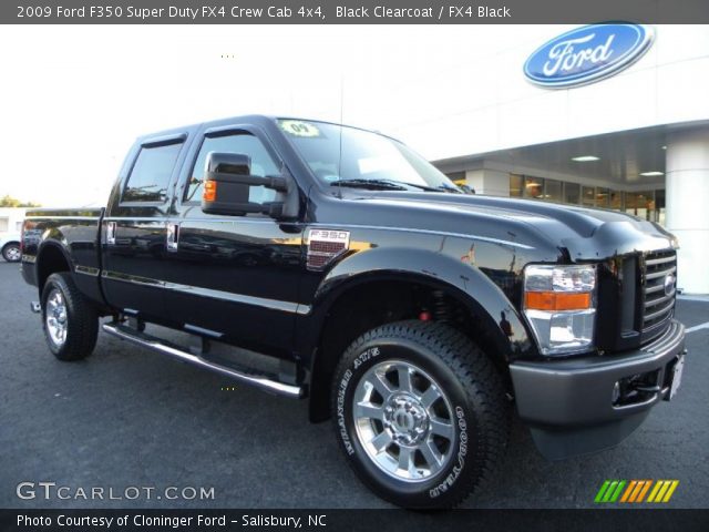 2009 Ford F350 Super Duty FX4 Crew Cab 4x4 in Black Clearcoat