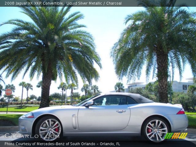 2008 Jaguar XK XKR Convertible in Liquid Silver Metallic
