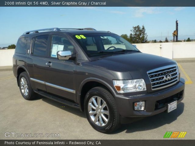 2008 Infiniti QX 56 4WD in Silver Graphite Gray