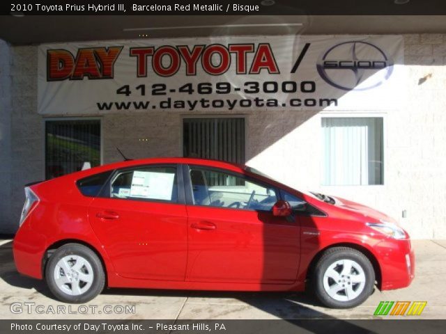 2010 Toyota Prius Hybrid III in Barcelona Red Metallic