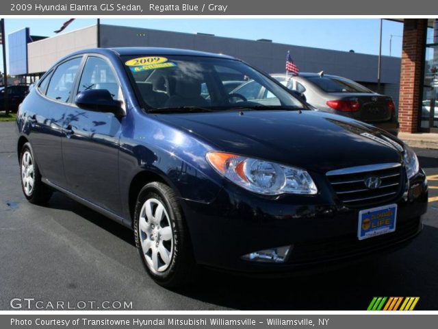 2009 Hyundai Elantra GLS Sedan in Regatta Blue