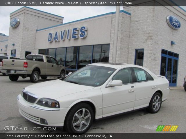 2003 Lincoln LS V6 in Ceramic White Tri Coat