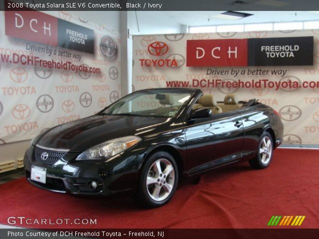 2008 Toyota Solara SLE V6 Convertible in Black
