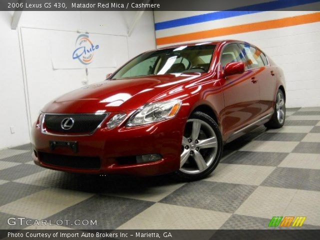 2006 Lexus GS 430 in Matador Red Mica