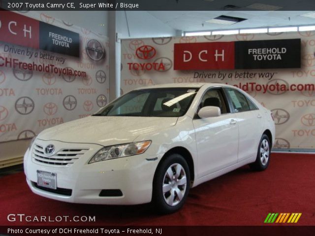2007 Toyota Camry CE in Super White
