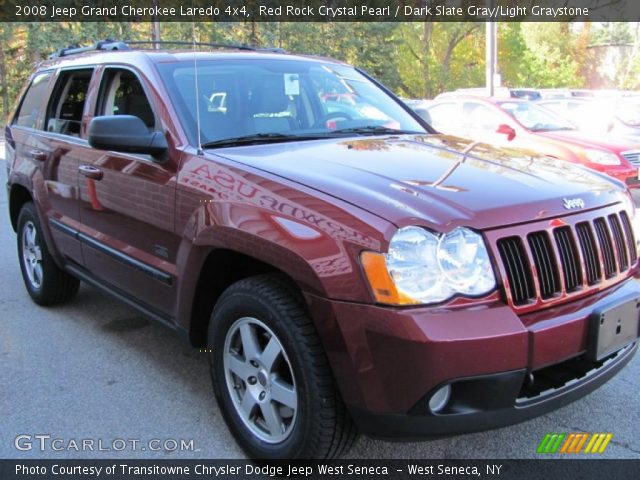 2008 Jeep Grand Cherokee Laredo 4x4 in Red Rock Crystal Pearl