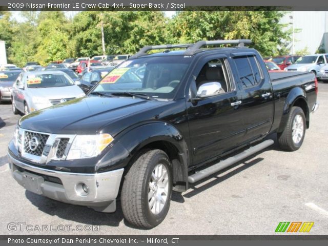 2009 Nissan Frontier LE Crew Cab 4x4 in Super Black