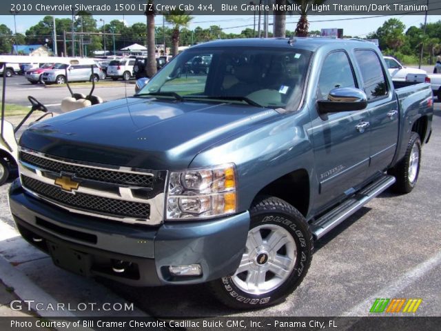 2010 Chevrolet Silverado 1500 LTZ Crew Cab 4x4 in Blue Granite Metallic