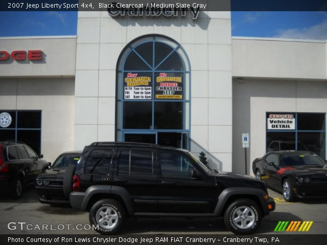 2007 Jeep Liberty Sport 4x4 in Black Clearcoat