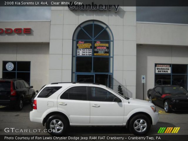 2008 Kia Sorento LX 4x4 in Clear White