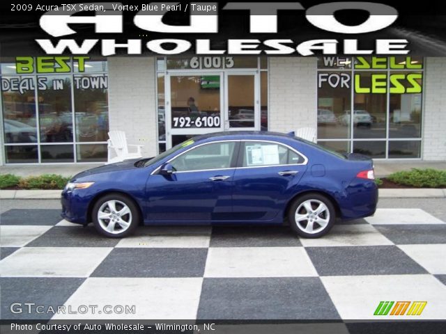 2009 Acura TSX Sedan in Vortex Blue Pearl