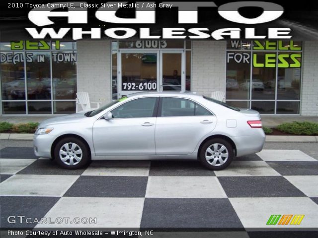 2010 Toyota Camry LE in Classic Silver Metallic