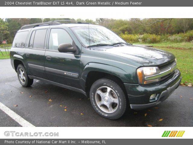 Dark Green Metallic 2004 Chevrolet Trailblazer Ext Ls 4x4