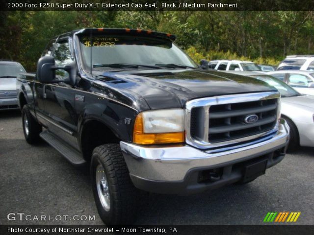 2000 Ford F250 Super Duty XLT Extended Cab 4x4 in Black