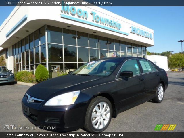 2007 Honda Accord SE V6 Sedan in Nighthawk Black Pearl