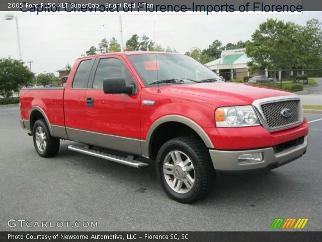 2005 Ford F150 XLT SuperCab in Bright Red