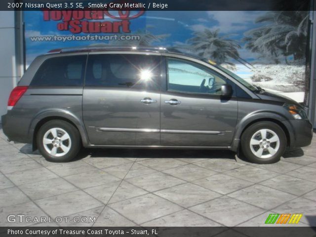 2007 Nissan Quest 3.5 SE in Smoke Gray Metallic