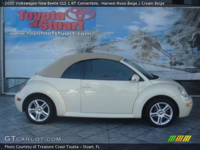2005 Volkswagen New Beetle GLS 1.8T Convertible in Harvest Moon Beige