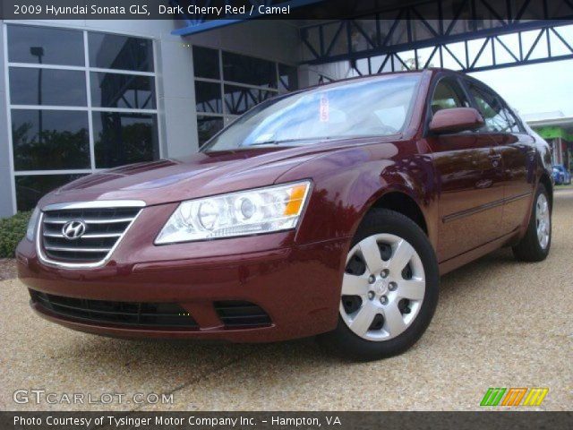 2009 Hyundai Sonata GLS in Dark Cherry Red
