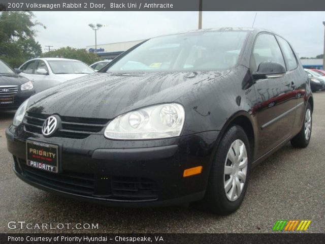 2007 Volkswagen Rabbit 2 Door in Black Uni