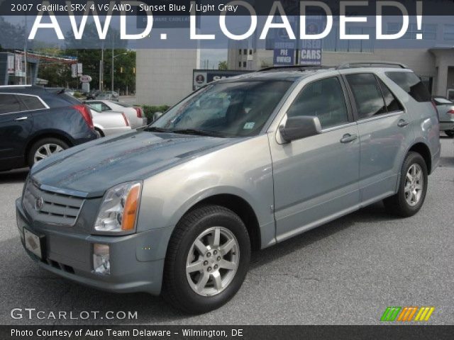 2007 Cadillac SRX 4 V6 AWD in Sunset Blue