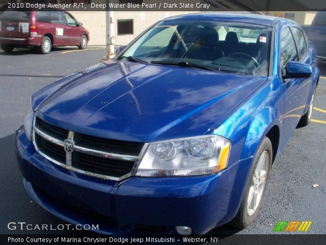2010 Dodge Avenger R/T in Deep Water Blue Pearl