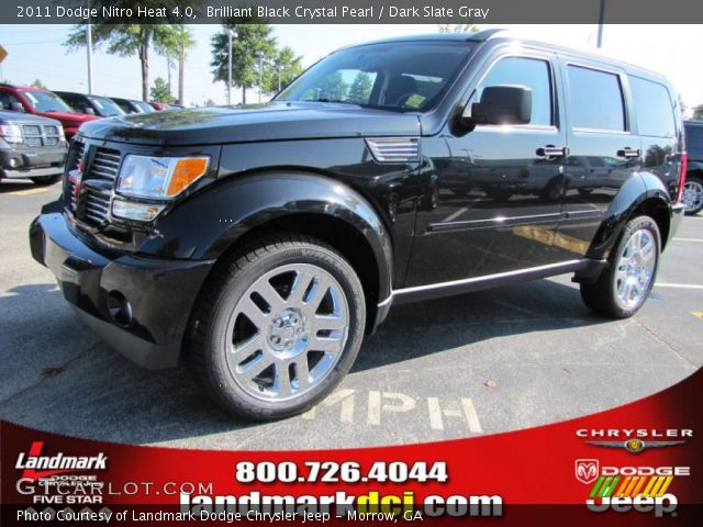 2011 Dodge Nitro Heat 4.0 in Brilliant Black Crystal Pearl