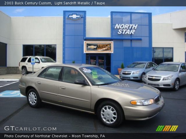 2003 Buick Century Custom in Light Sandrift Metallic