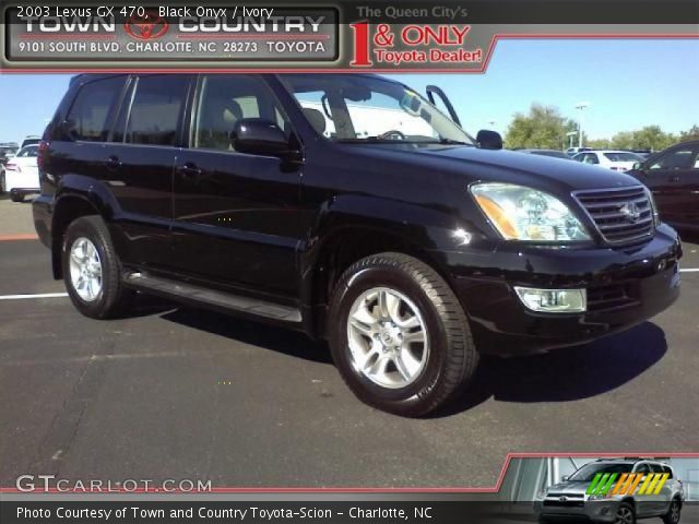 2003 Lexus GX 470 in Black Onyx