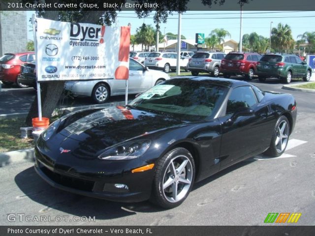2011 Chevrolet Corvette Coupe in Black