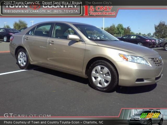 2007 Toyota Camry CE in Desert Sand Mica