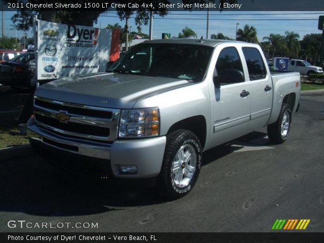 2011 Chevrolet Silverado 1500 LT Crew Cab 4x4 in Sheer Silver Metallic